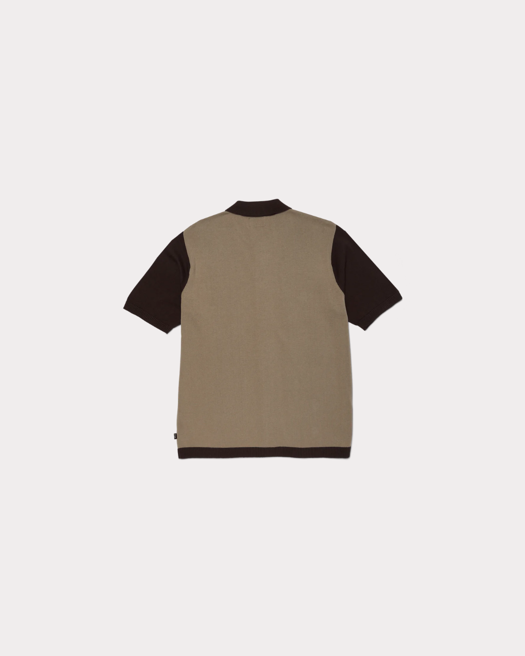 HUF WORLDWIDE - PILLAR KNIT SHIRT BROWN