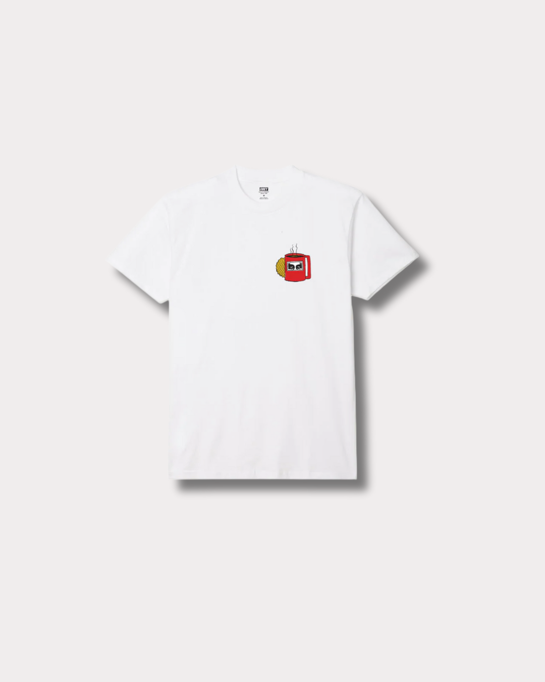 OBEY CLOTHING - COFFEE CUP TEE WHITE