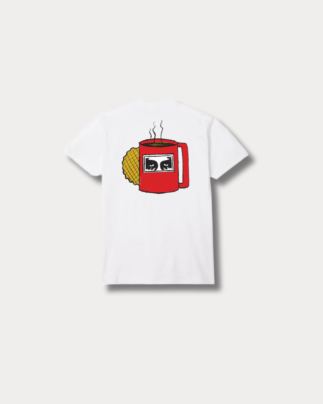 OBEY CLOTHING - COFFEE CUP TEE WHITE