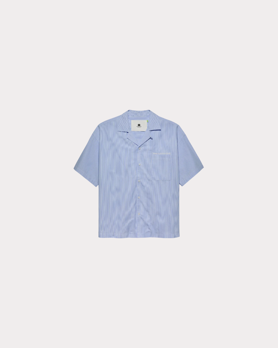 NEW AMSTERDAM SURF ASSOCIATION - WIJK STRIPE SHIRT WHITE/BLUE