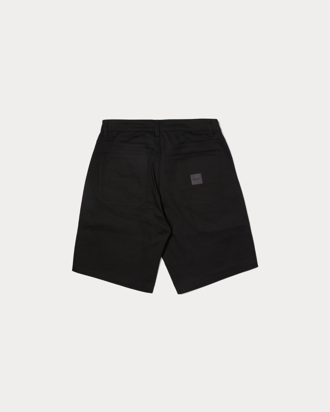 HUF WORLWIDE - CLASSIC H DOUBLE KNEE SHORTS BLACK