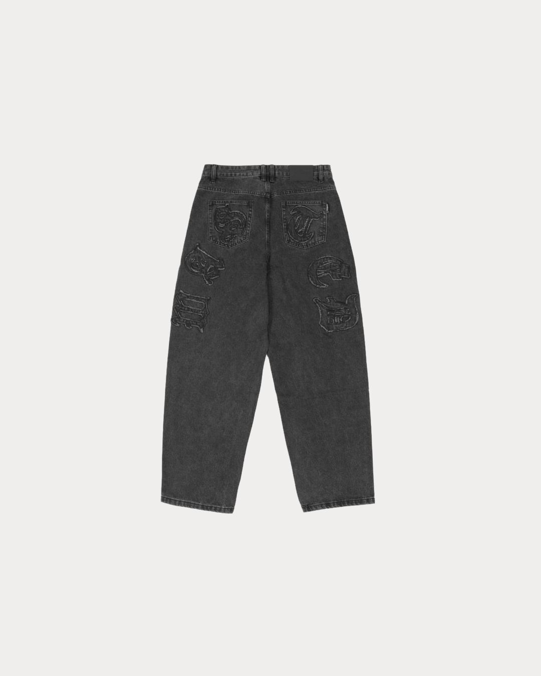 WASTED PARIS - KINGDOM CURVE DESTRY PANTA FADED BLACK