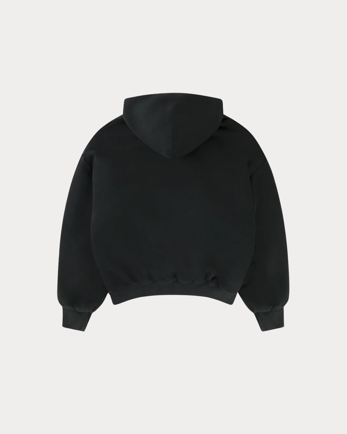 BARRIO STUDIOS - RAINBOW BOXY HOODIE BLACK