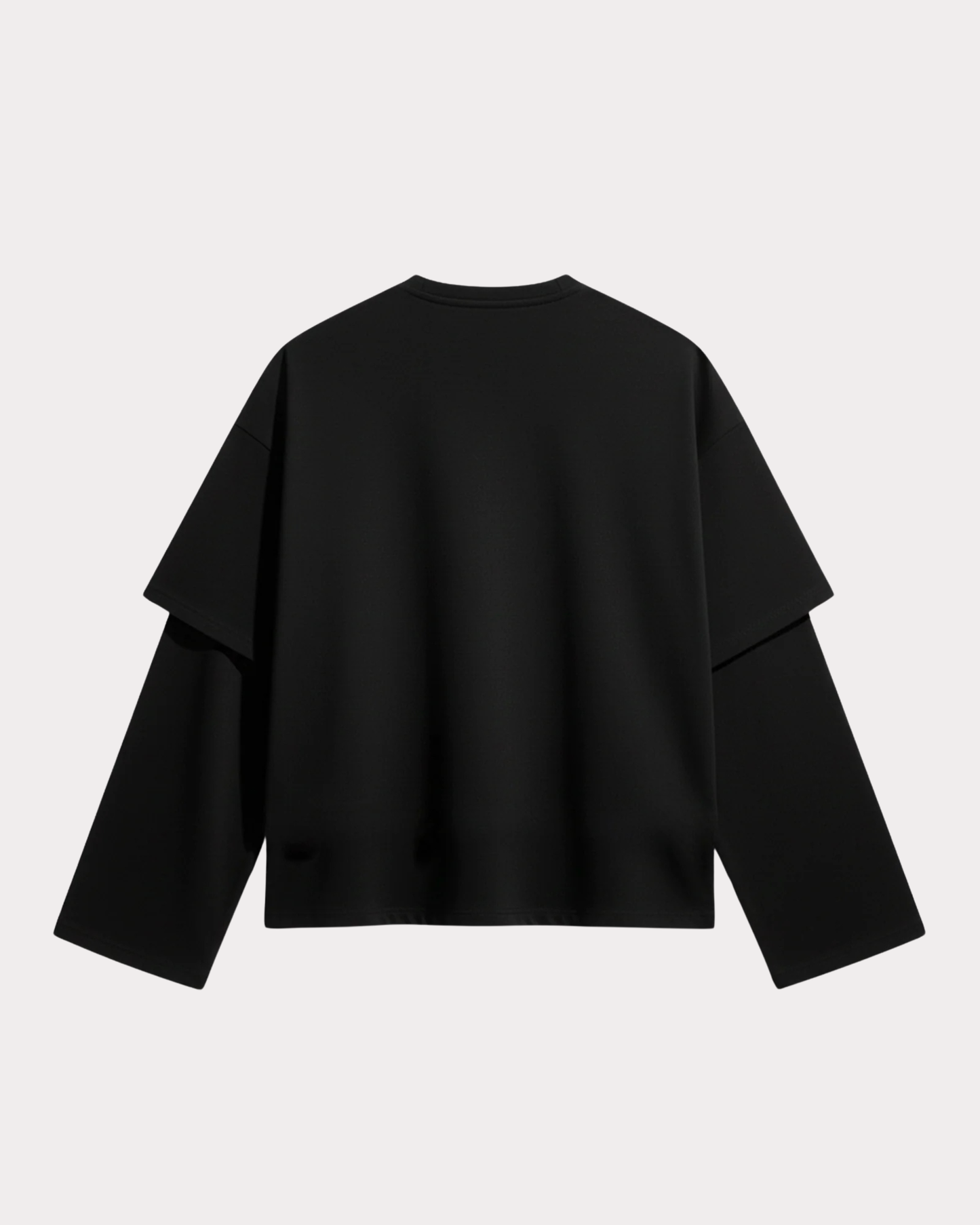 BARRIO STUDIOS - DOUBLE SLEEVE TEE BLACK