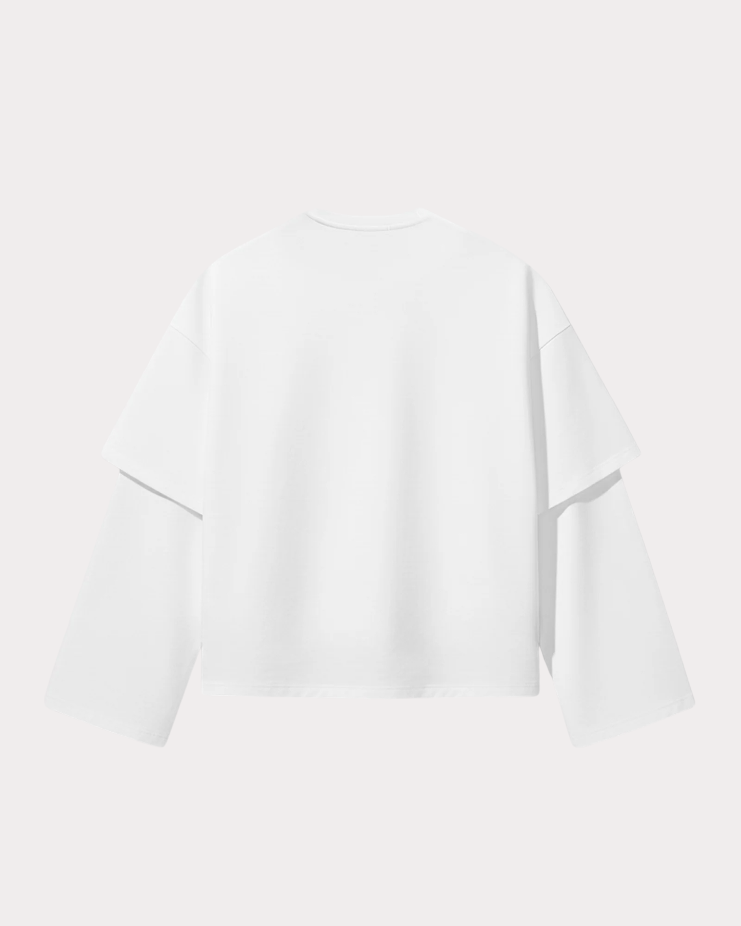 BARRIO STUDIOS - DOUBLE SLEEVE TEE WHITE