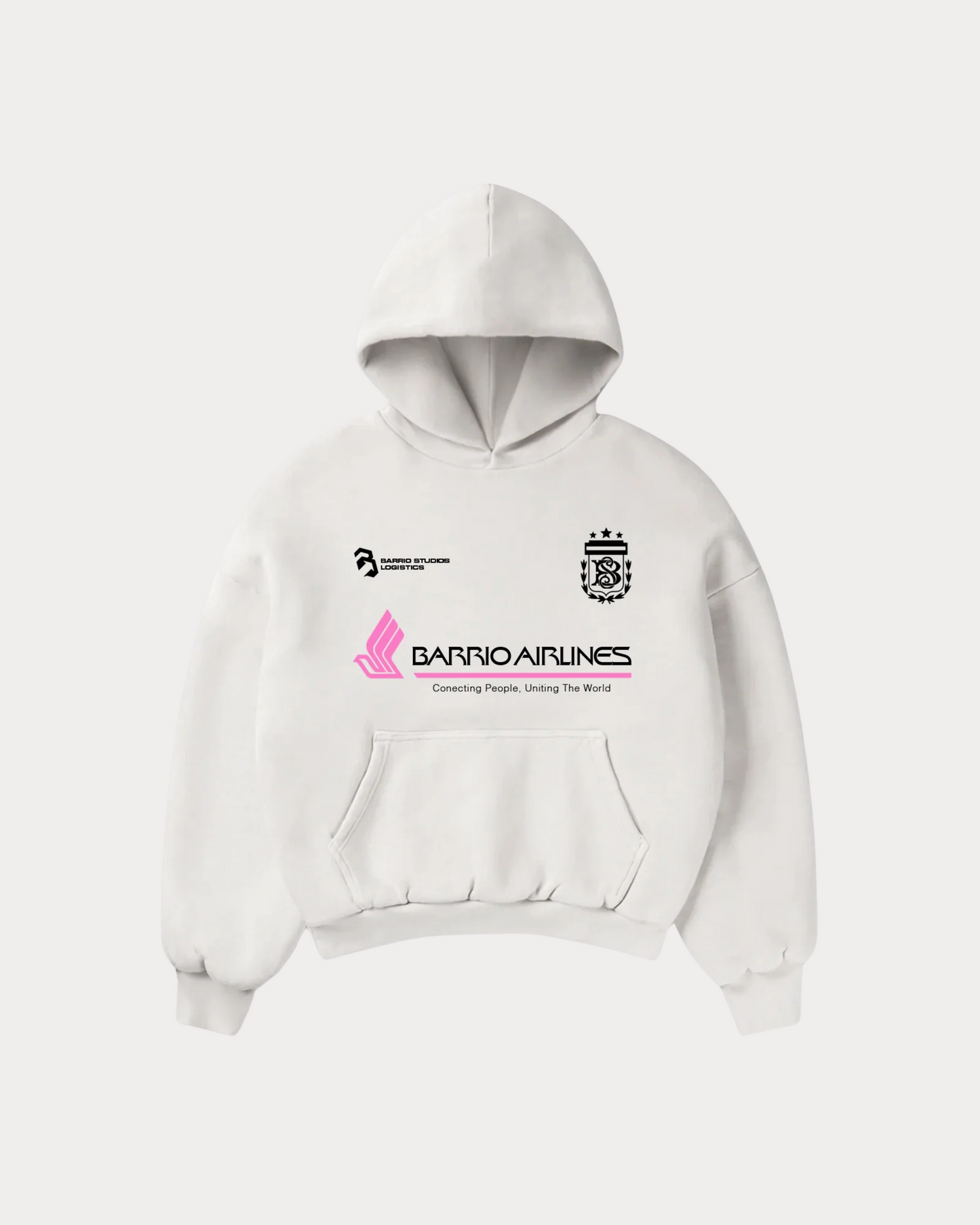 BARRIO STUDIOS - TEAM HOODIE WHITE