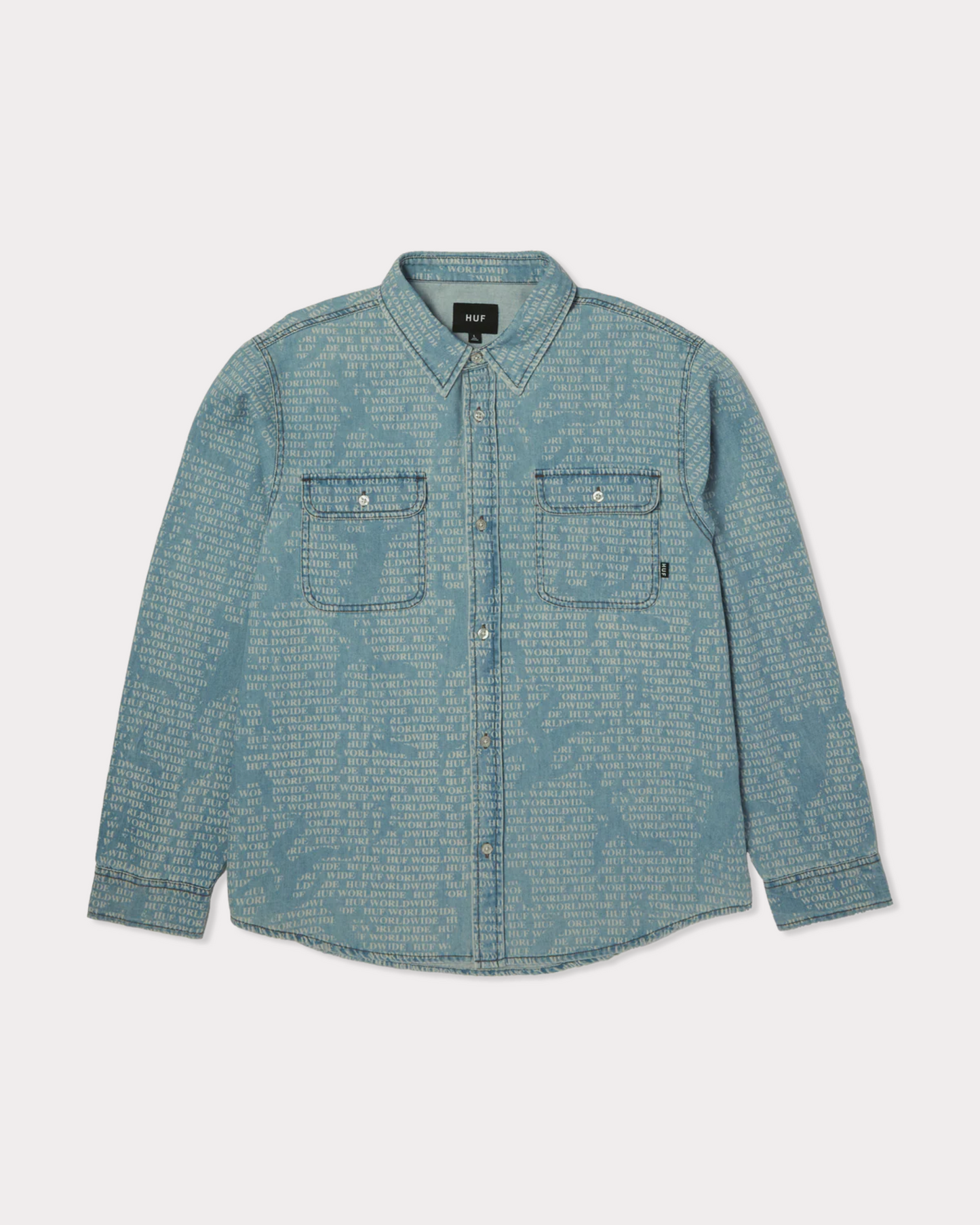 HUF WORLDWIDE - CEREMONY DENIM SHIRT INDIGO