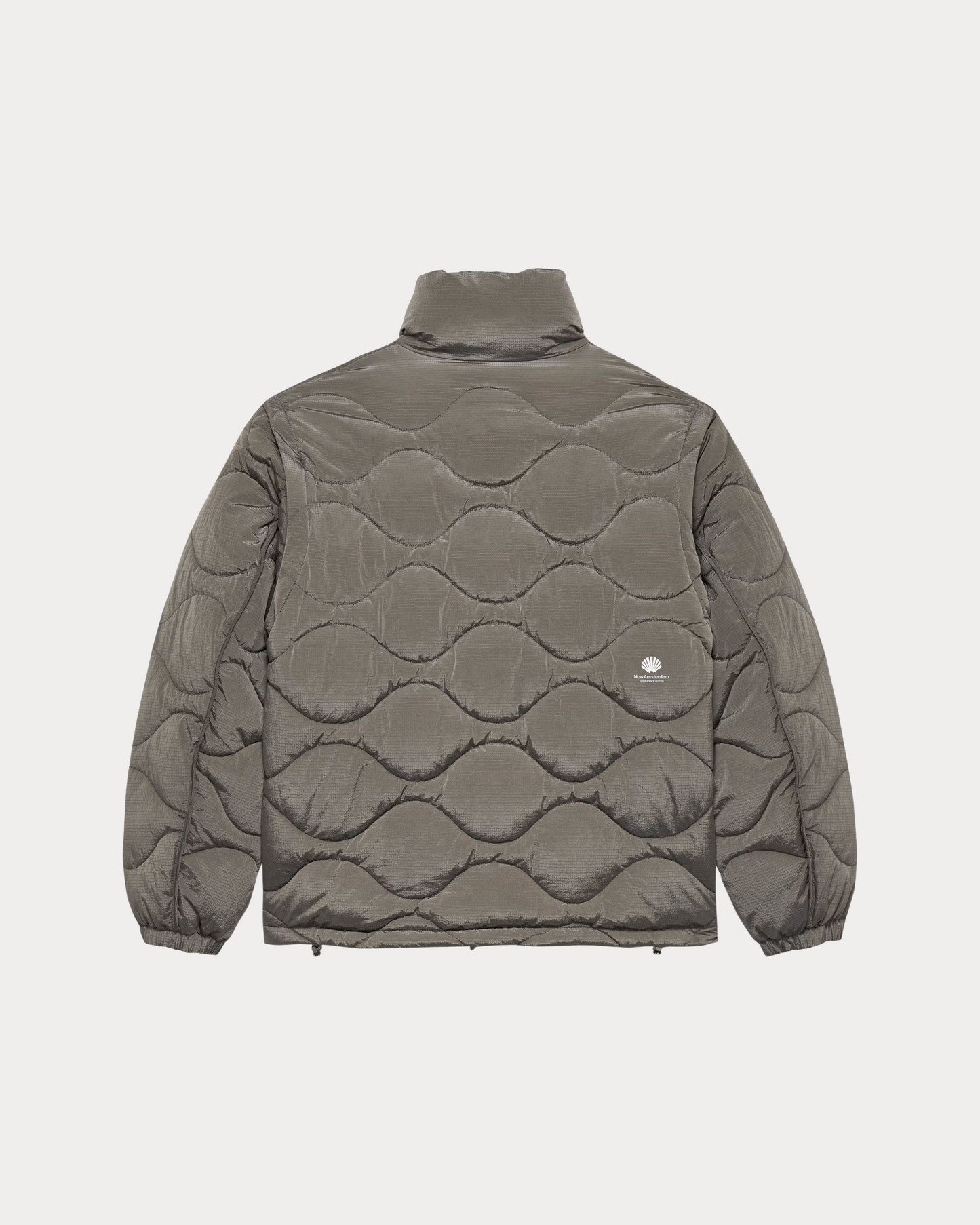 NEW AMSTERDAM SURF ASSOCIATION - DETACHABLE JACKET DARK TAUPE