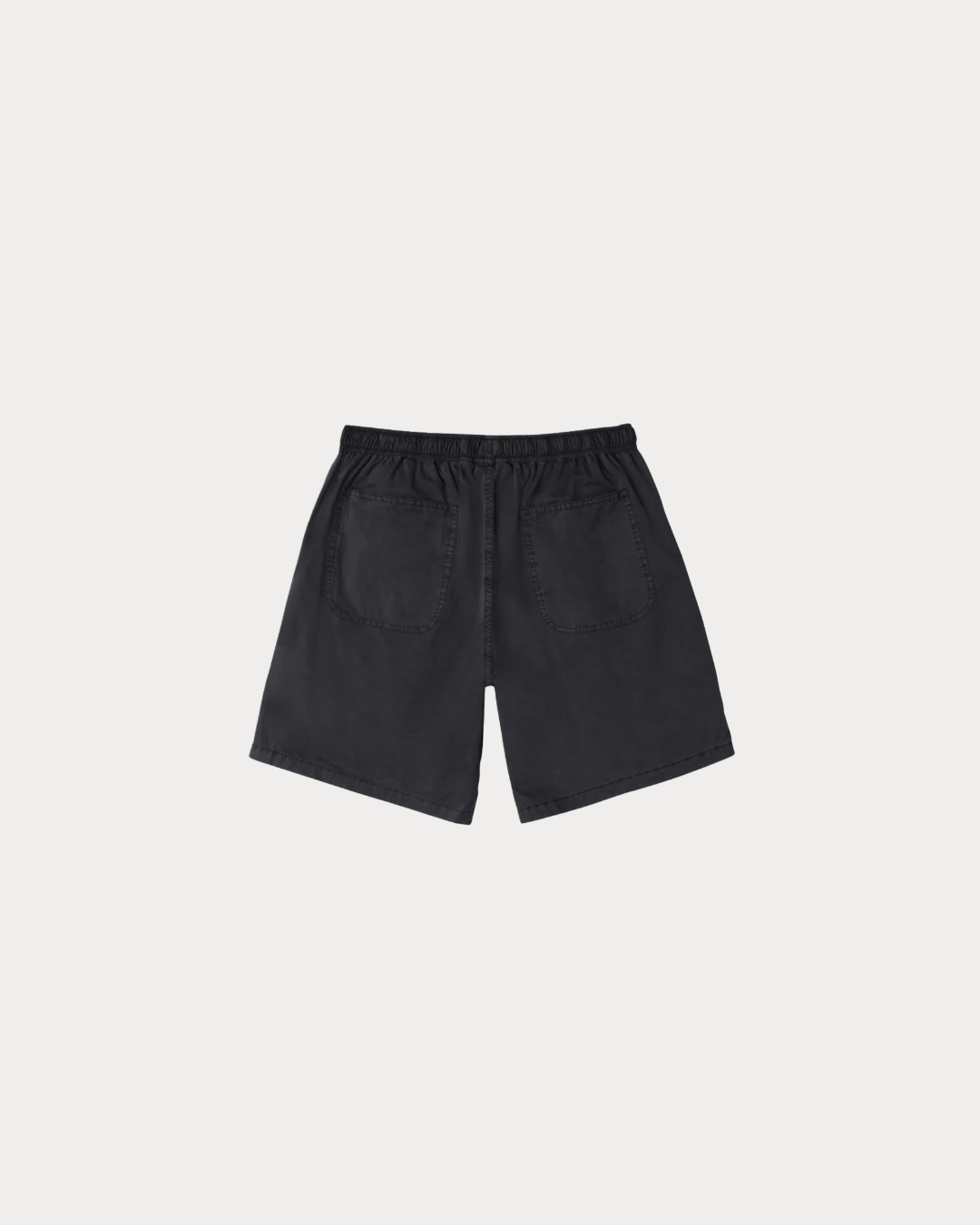 OBEY CLOTHING - EASY GRAVEL TRSAIL SHORTS BLACK FADED WASH