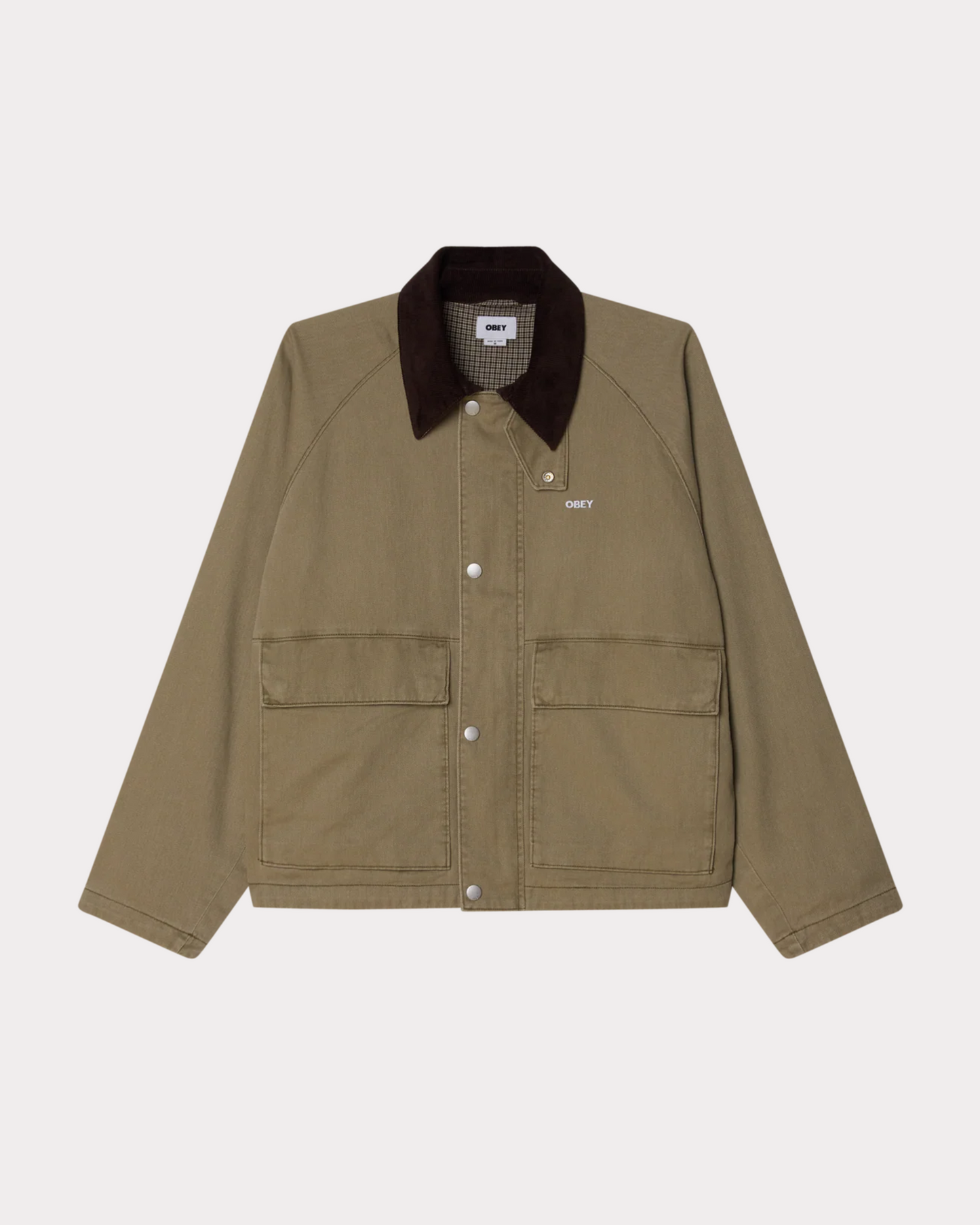 OBEY CLOTHING - CADEN WORK JACKET MERMAID FADED WASH