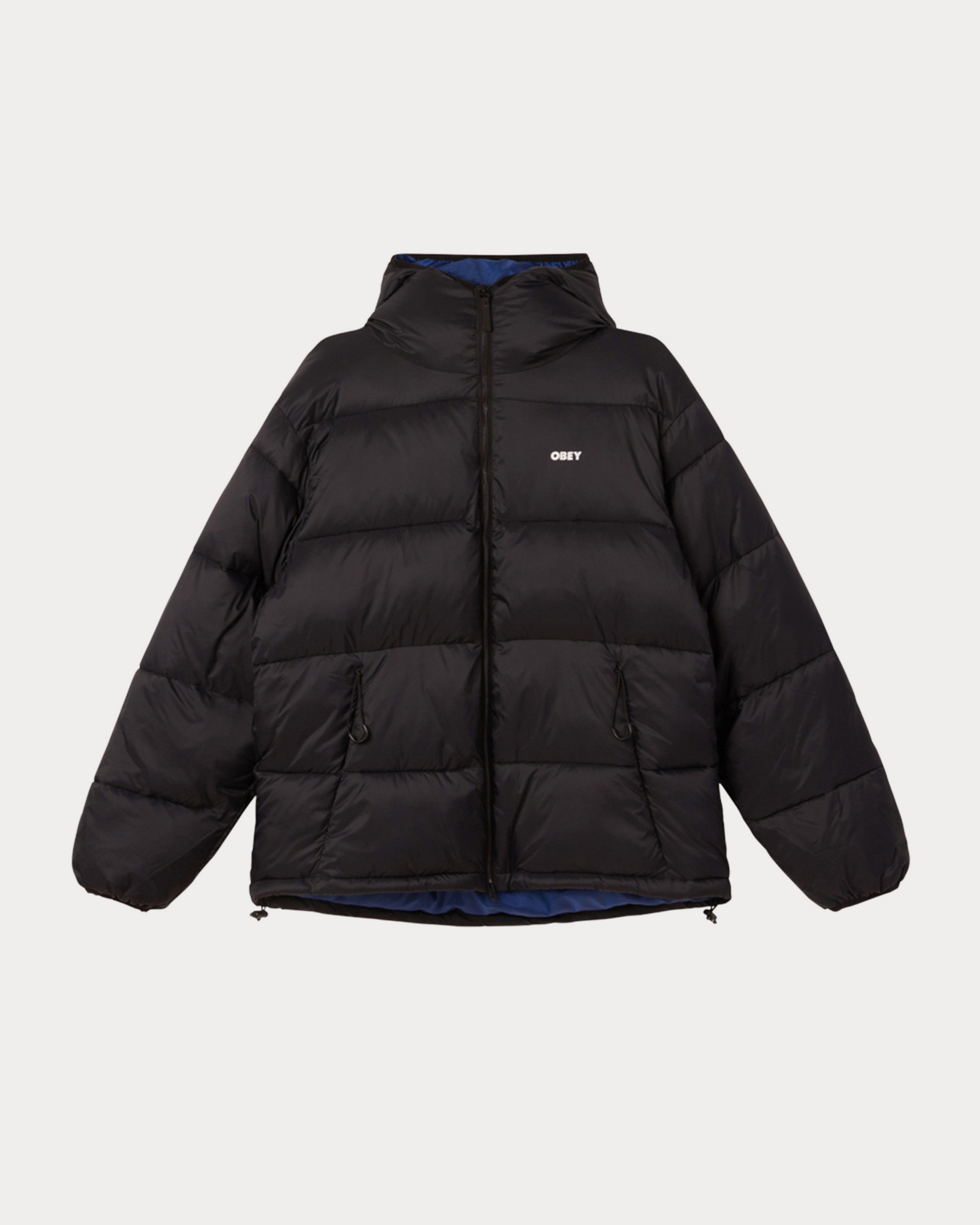OBEY CLOTHING - STRATUS PUFFER JACKET BLACK