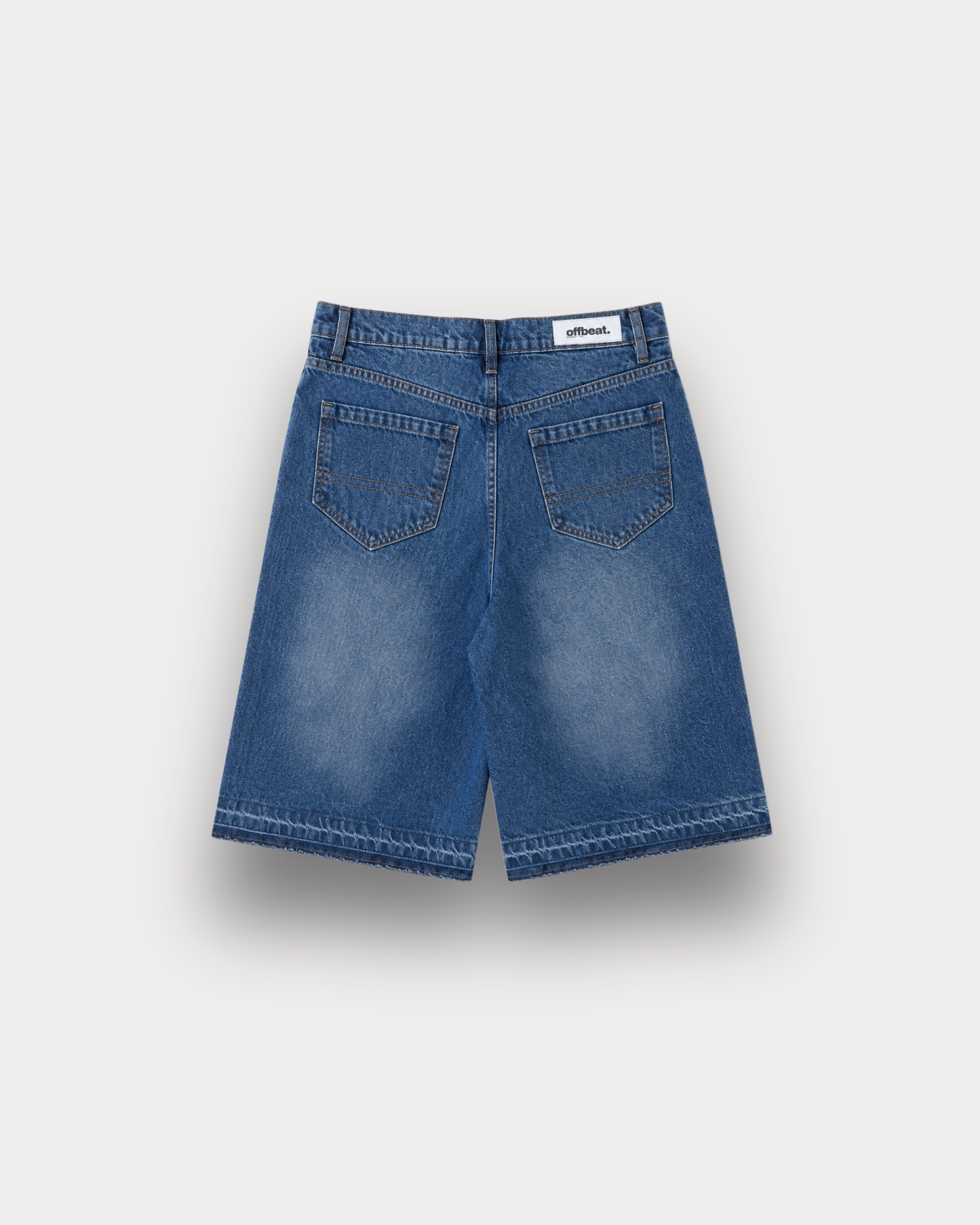 Offbeat. Society - Raw Cut shorts vintage blue
