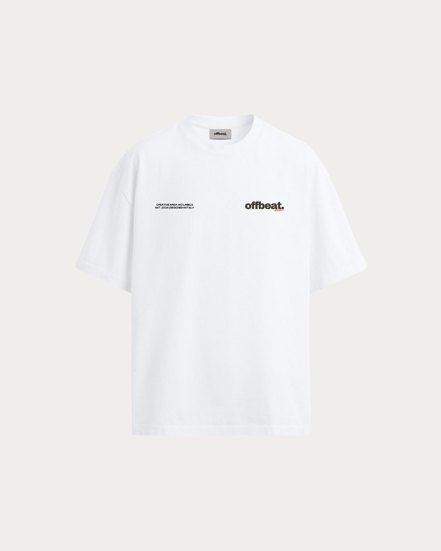 OFFBEAT. SOCIETY - ECHO TEE WHITE