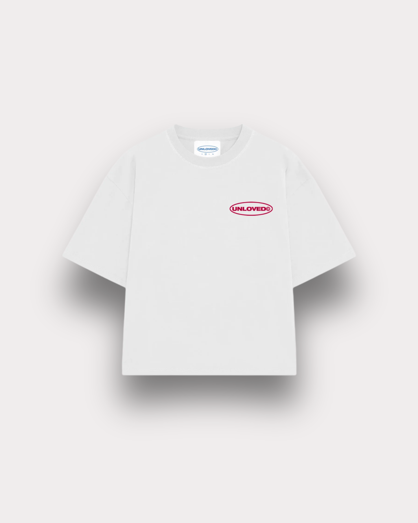 Unloved - Fall In Love boxy tee white