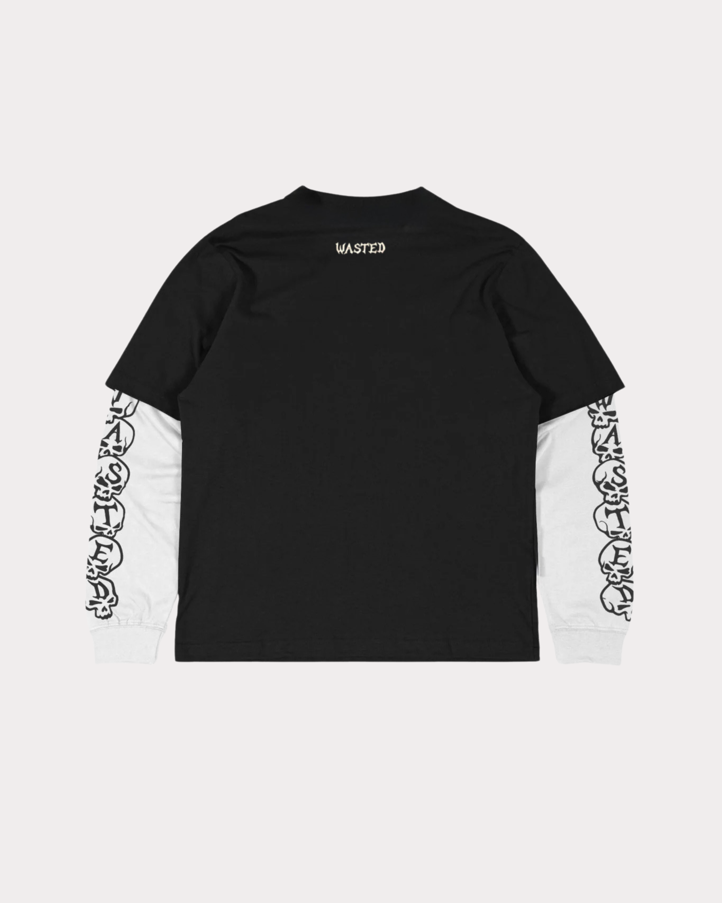 WASTED PARIS - AGE BURY L/S TEE BLACK/WHITE