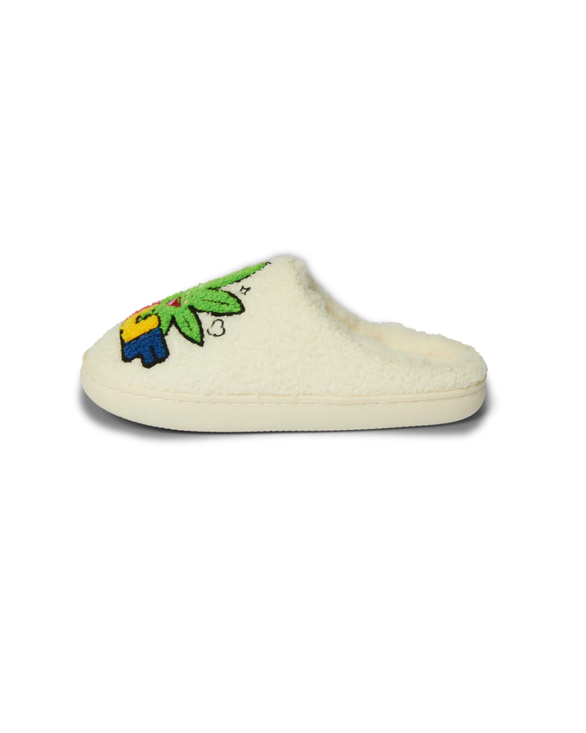 Huf Worldwide - Kauai Buddy Fuzzy slipper white