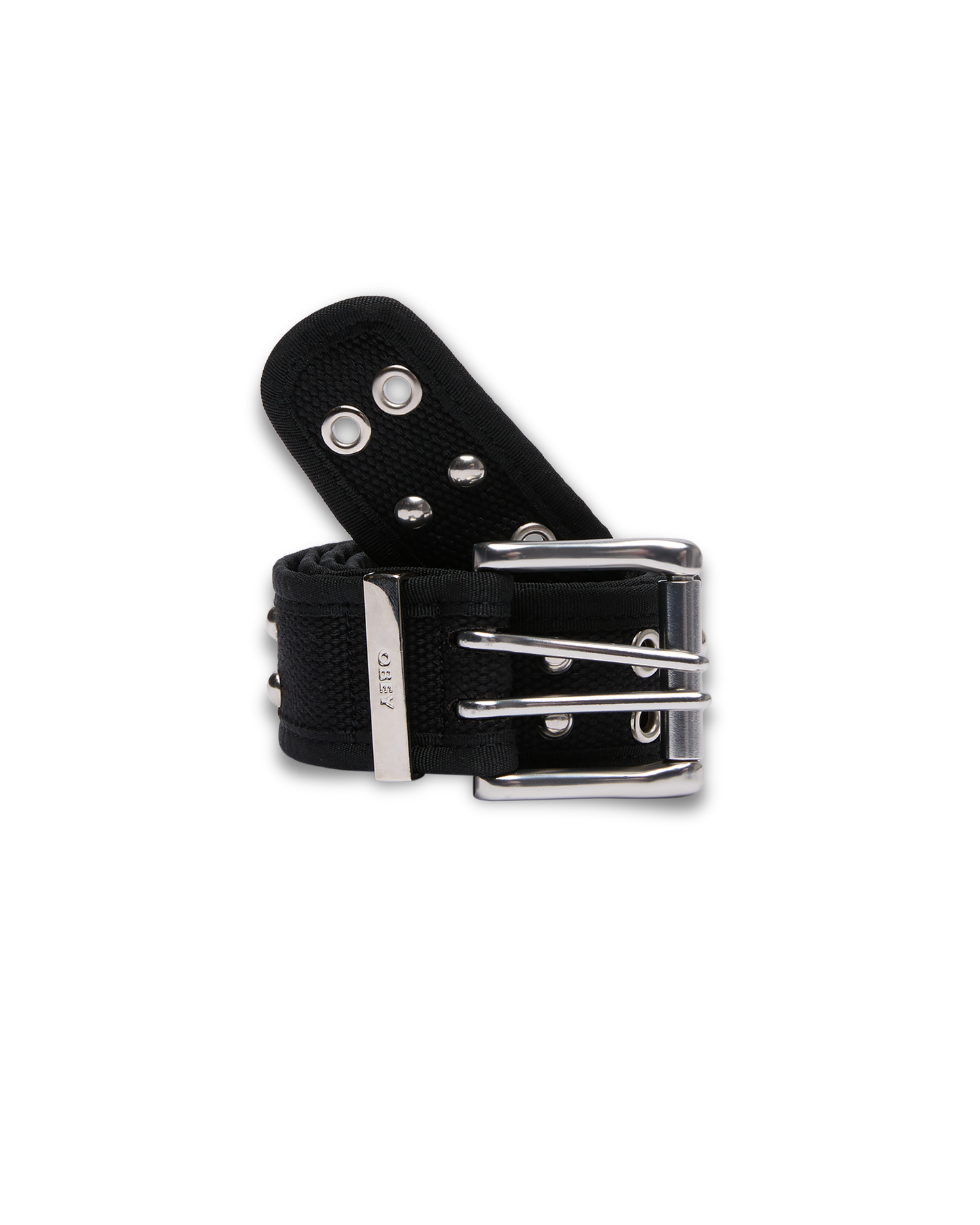 Obey Clothing - Studded Web belt black