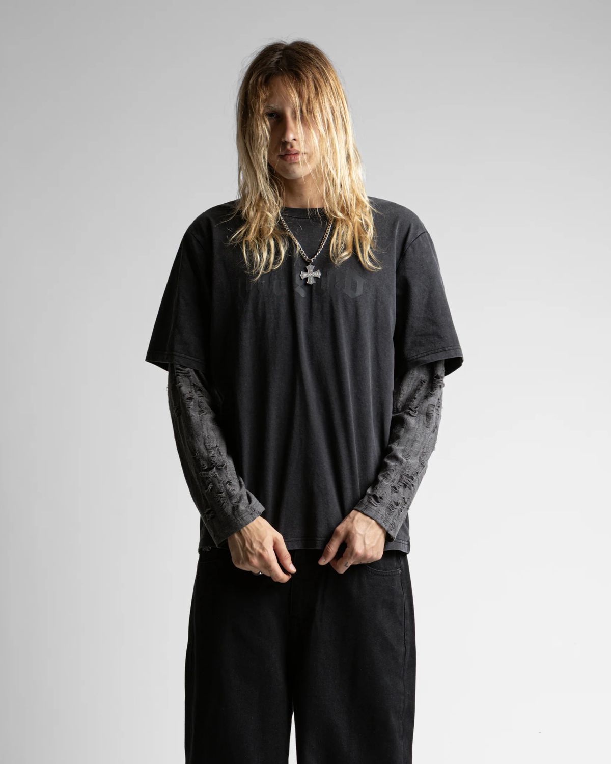Wasted Paris - Age Skive L/S faded black