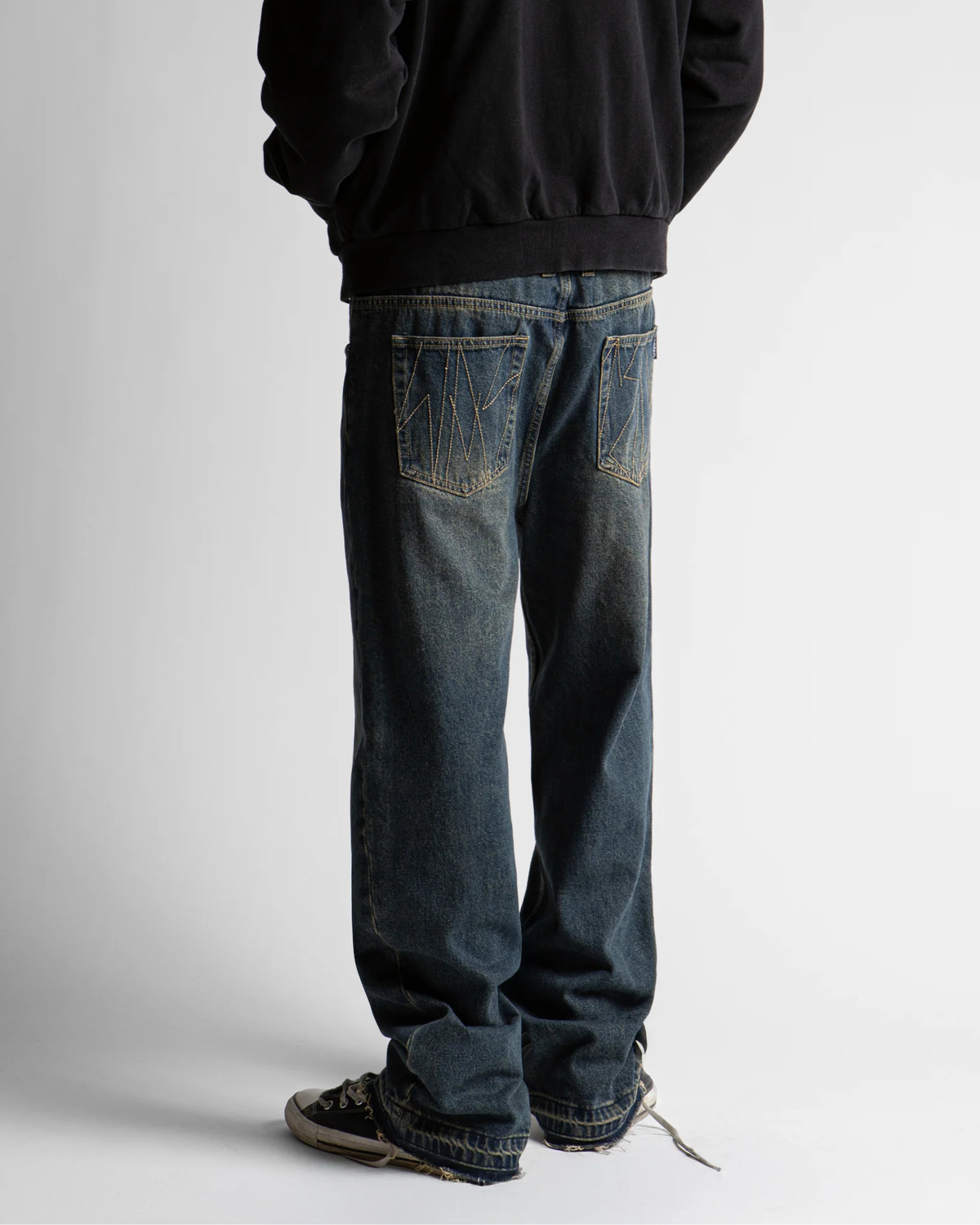 Wasted Paris - Manc Stitch panta garage blue