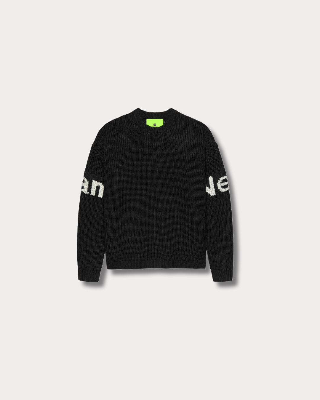 NEW AMSTERDAM SURF ASSOCIATION - NAME CREW KNIT BLACK