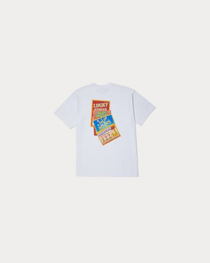 HUF WORLDWIDE - LUCKY TEE WHITE