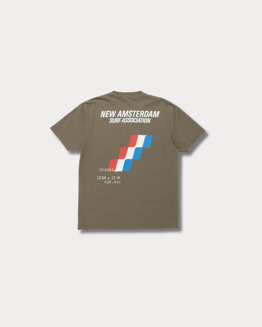 NEW AMSTERDAM SURF ASSOCIATION - TICKET TEE FALLEN ROCK