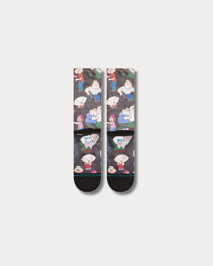 STANCE - FAMILY GUY SOCKS BLACK