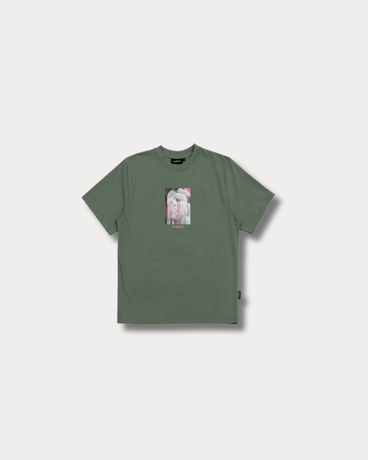 WASTED PARIS - CORRUPTION TEE LICHEN GREEN