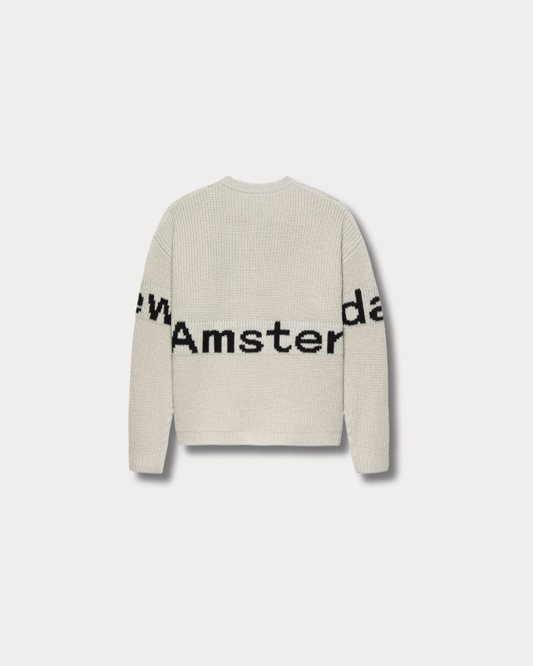 NEW AMSTERDAM SURF ASSOCIATION - NAME CREW KNIT GREY