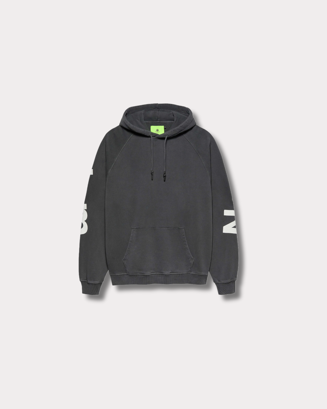 NEW AMSTERDAM SURF ASSOCIATION - LOGO LINE HOODIE FADE BLACK