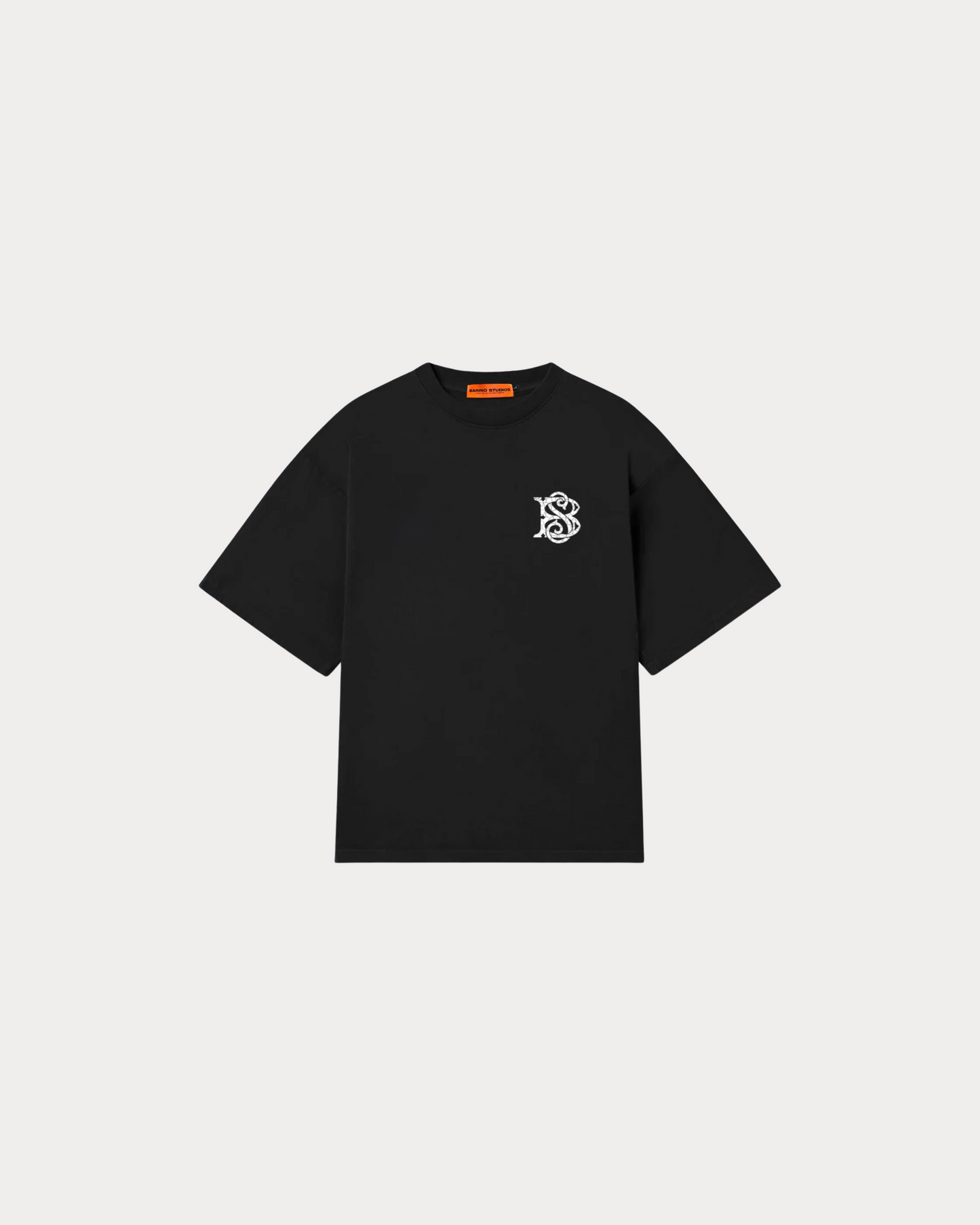 BARRIO STUDIOS - CRACKED BOXY TEE BLACK