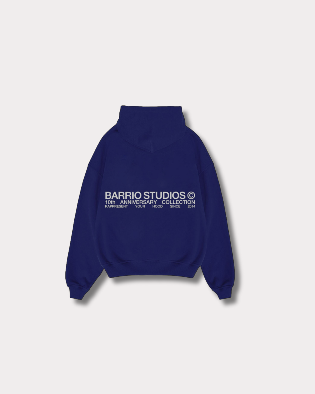 BARRIO STUDIOS - X YEARS HOODIE MIDNIGHT BLUE