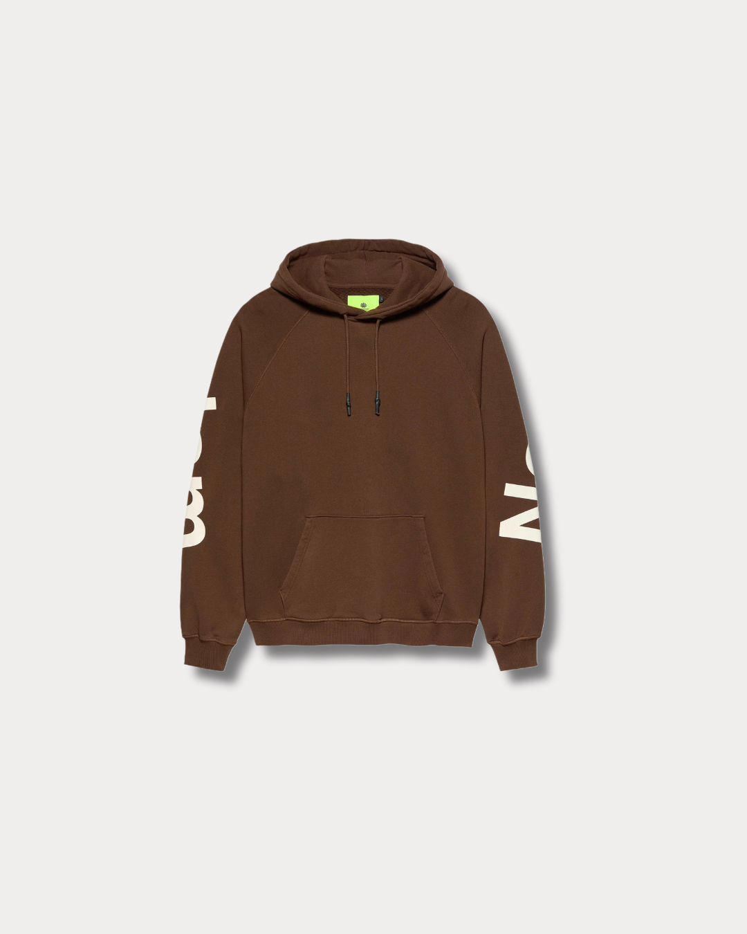 NEW AMSTERDAM SURF ASSOCIATION - LOGO LINE HOODIE BROWN