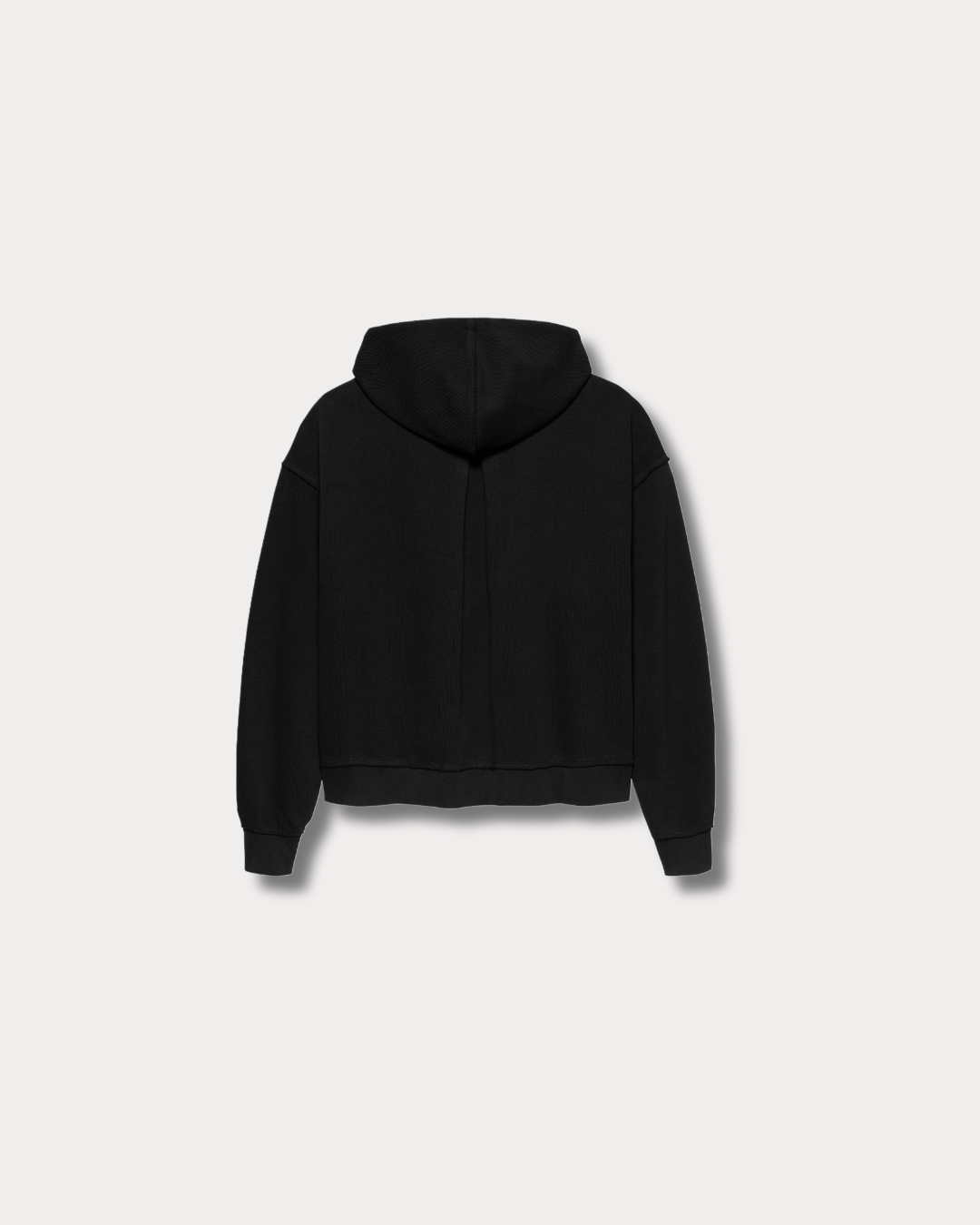 NEW AMSTERDAM SURF ASSOCIATION - HALF ZIP HOODIE BLACK