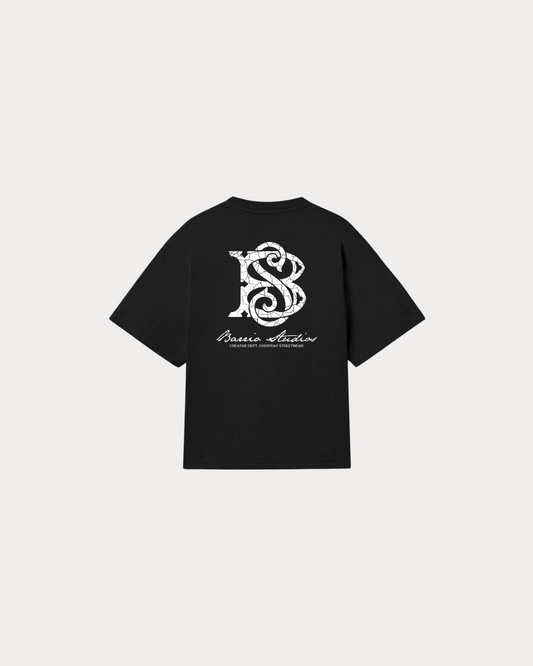 BARRIO STUDIOS - CRACKED BOXY TEE BLACK