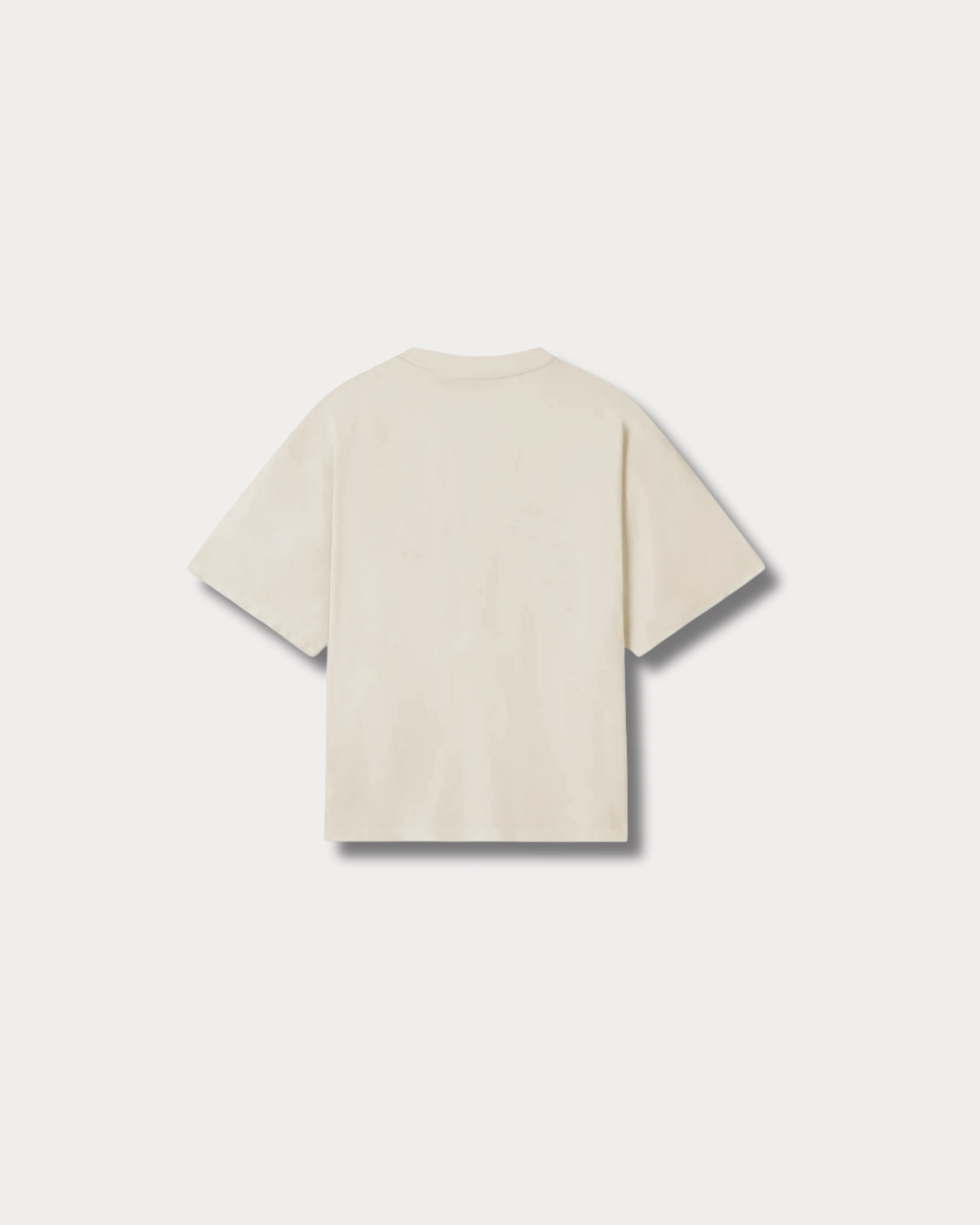 GARMENT WORKSHOP - JERSEY TEE EMBROIDED CREAM