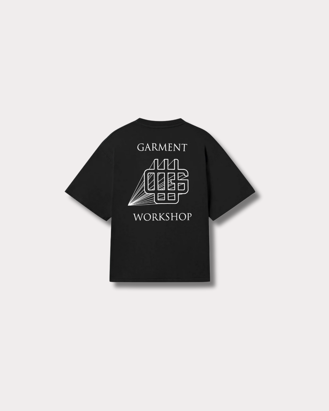 GARMENT WORKSHOP - JERSEY BOXY TEE BLACK