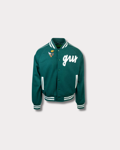 GARMENT WORKSHOP - COLLEGE JACKET FOREST GREEN