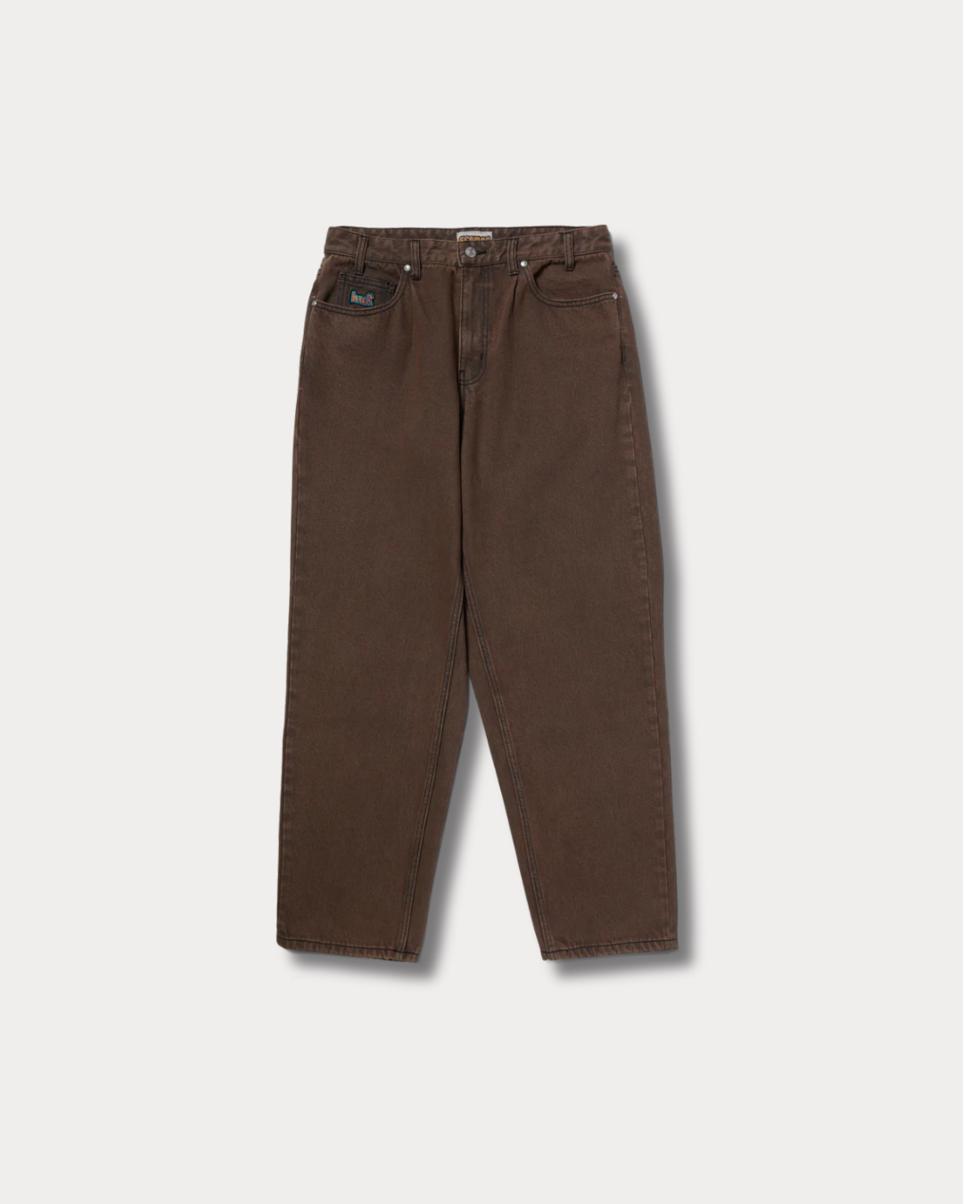 HUF WORLDWIDE - CROMER WASHED PANTA COFFEE