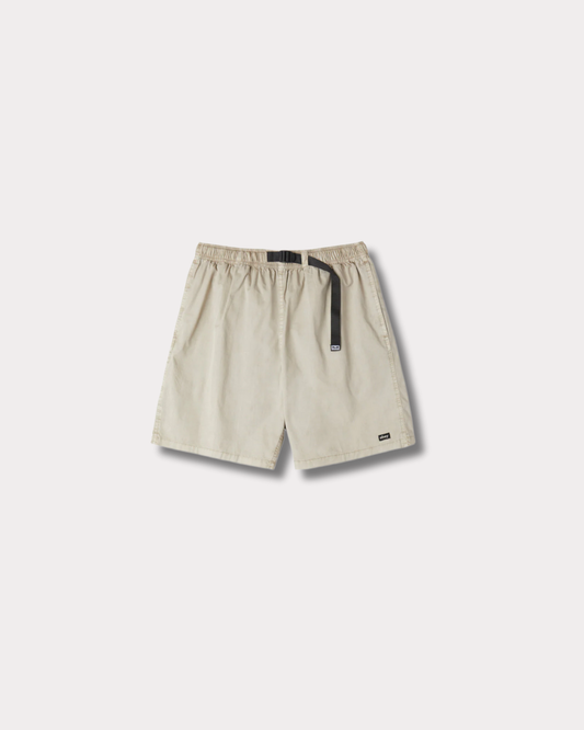 OBEY CLOTHING - EASY TRAIL SHORTS PIGMENT SILVER GREY