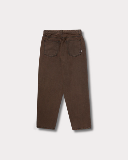 HUF WORLDWIDE - CROMER WASHED PANTA COFFEE