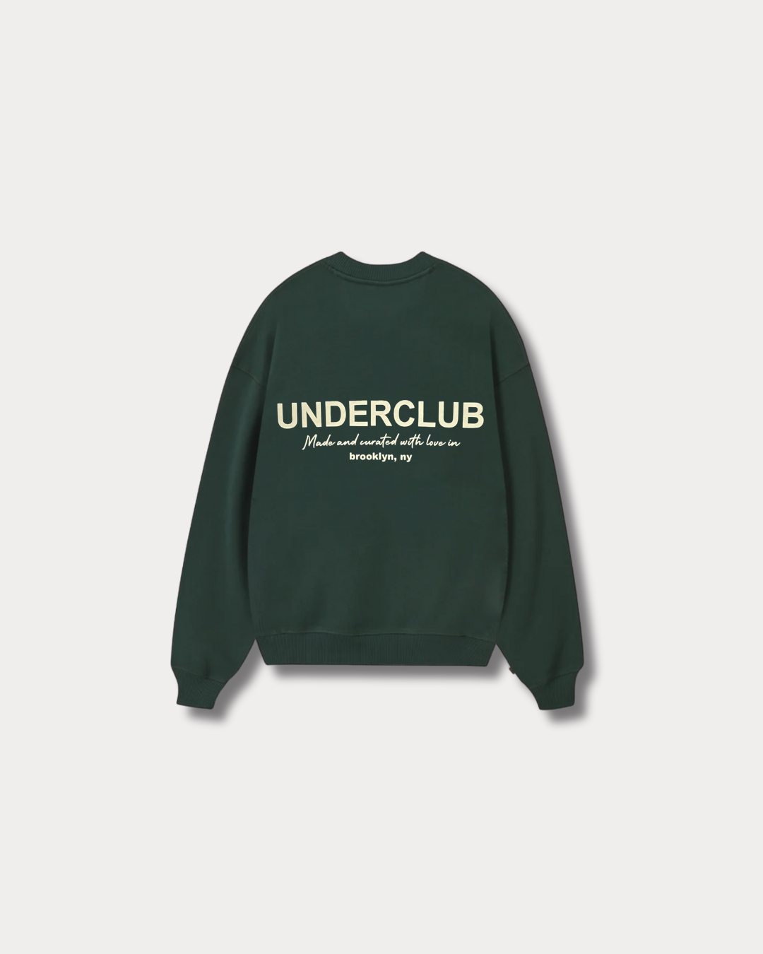 UNDERCLUB EDITION - LOGO CREWNECK FOREST GREEN