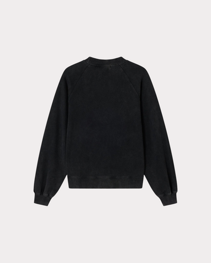 ACUPUNCTURE 1993 - COLLEGE '93 CREWNECK WASHED BLACK