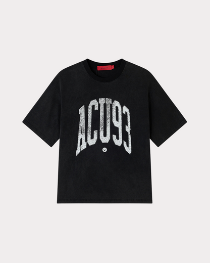 ACUPUNCTURE 1993 - COLLEGE '93 TEE WASHED BLACK