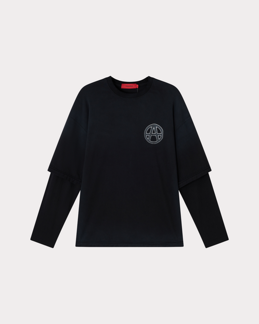 ACUPUNCTURE 1993 - ANARCHY LAYERED L/S BLACK