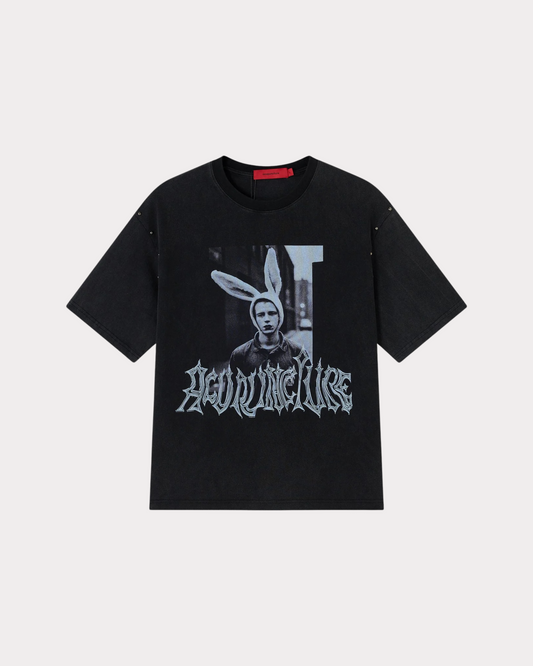 ACUPUNCTURE 1993 - RABBIT TEE WASHED BLACK