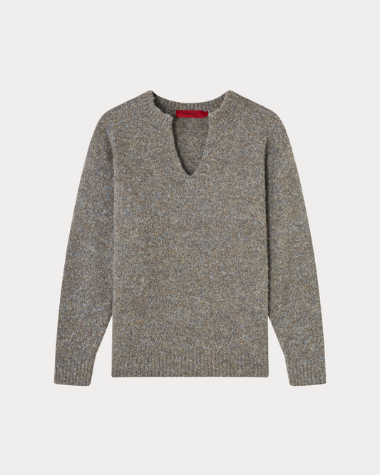 ACUPUNCTURE 1993 - V-CUT SWEATER GREY
