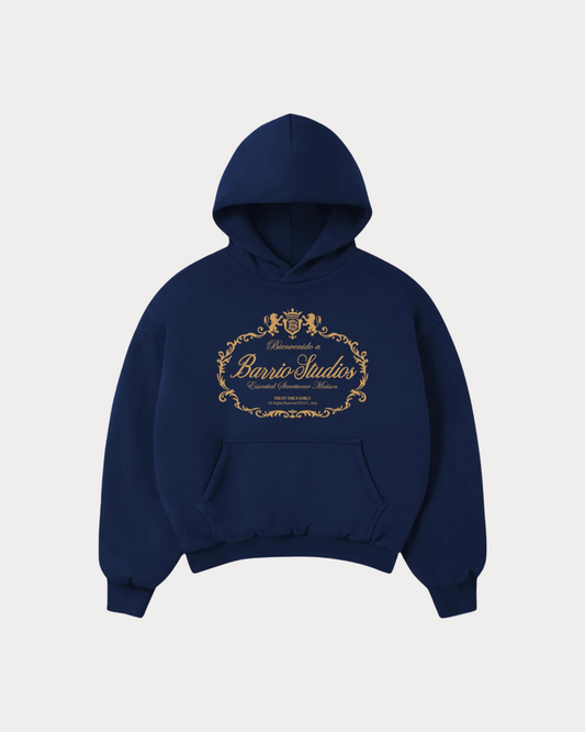 BARRIO STUDIOS - MAISON BOXY HOODIE NIGHT BLUE