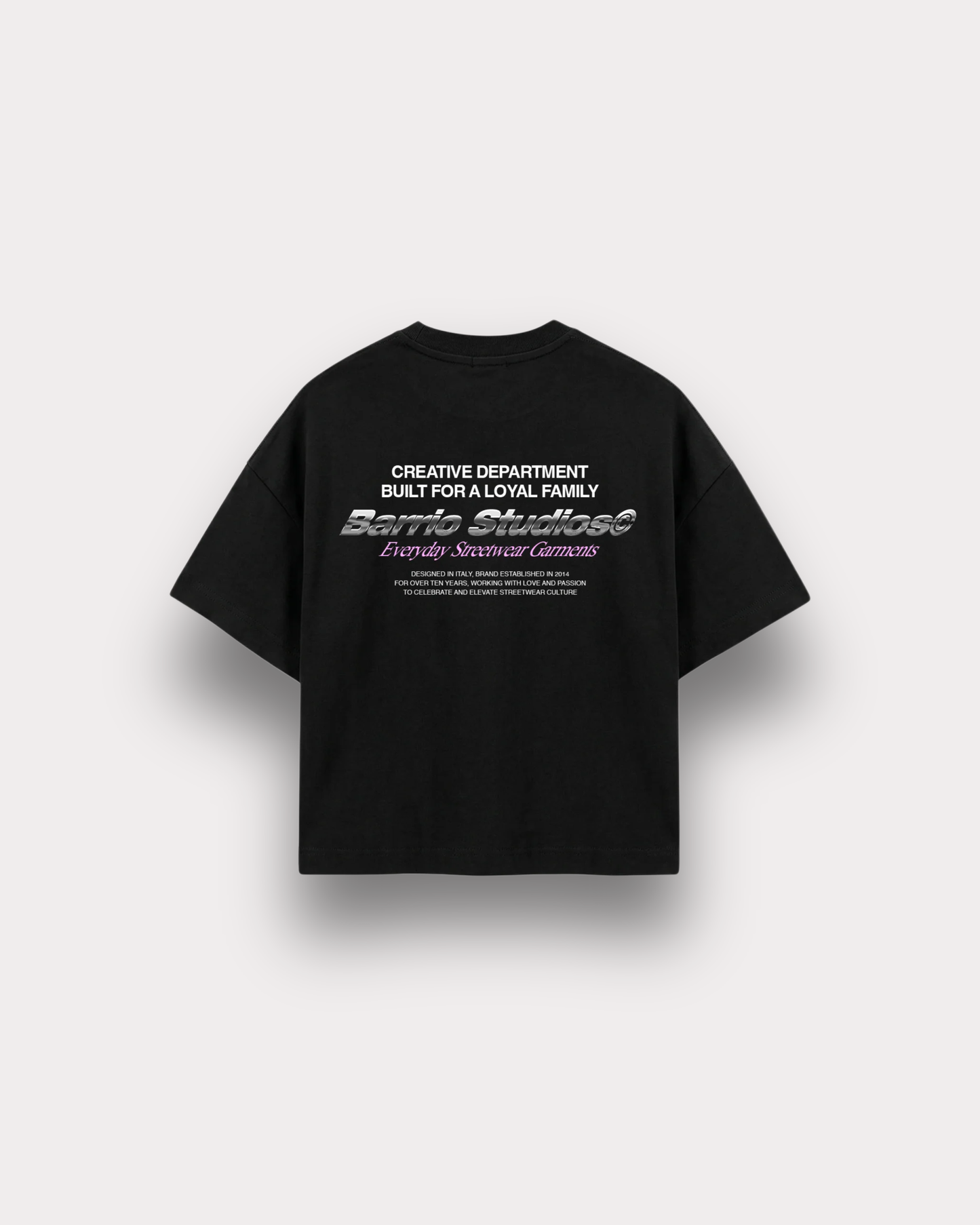 Barrio Studios - Chrome boxy tee black