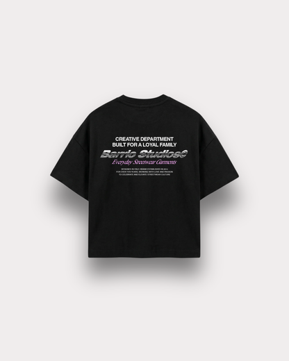 Barrio Studios - Chrome boxy tee black